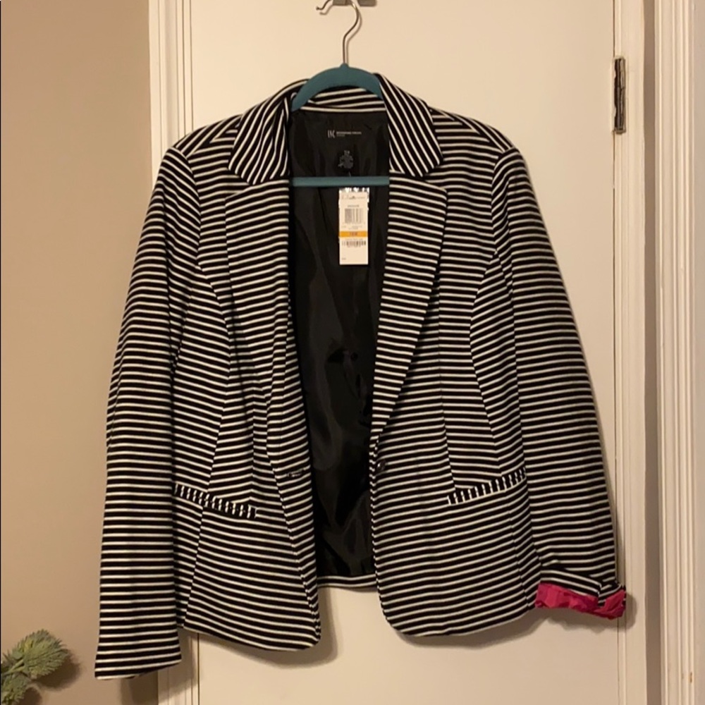 INC Never Worn Striped Blazer